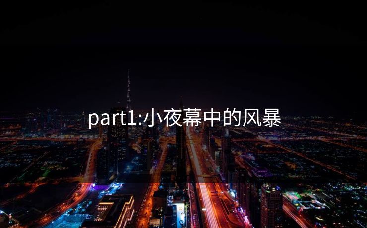 part1:小夜幕中的风暴 part1:小夜幕中的风暴